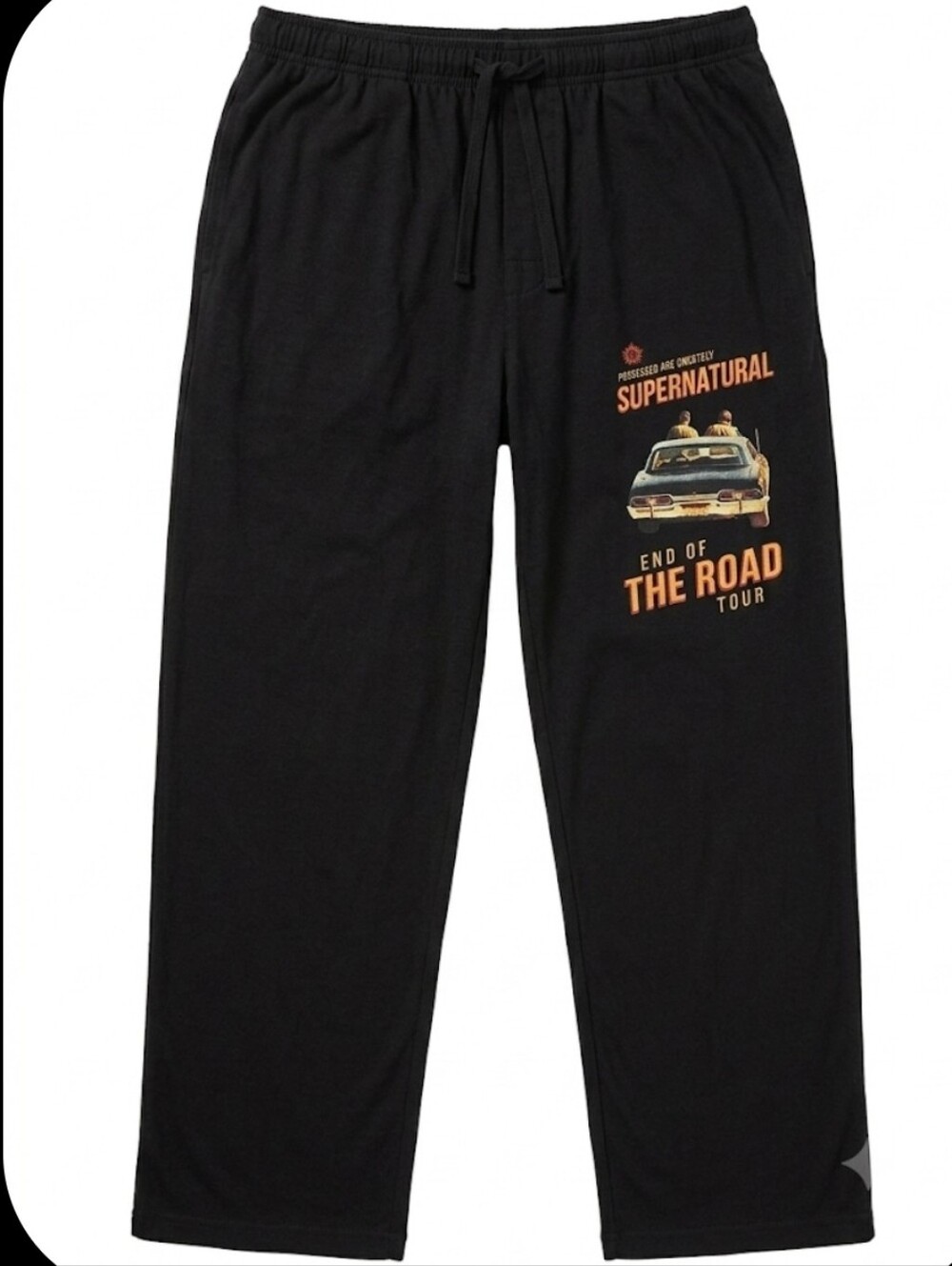 Supernatural End Of The Road Tour Lounge Pajama Sleep Pants Size Large